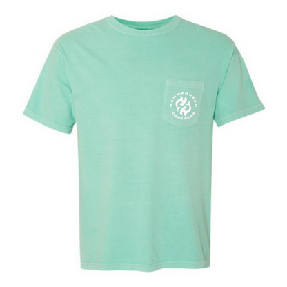 Zen Shark Pocket T-Shirt Chalky Mint, Relaxed Fit